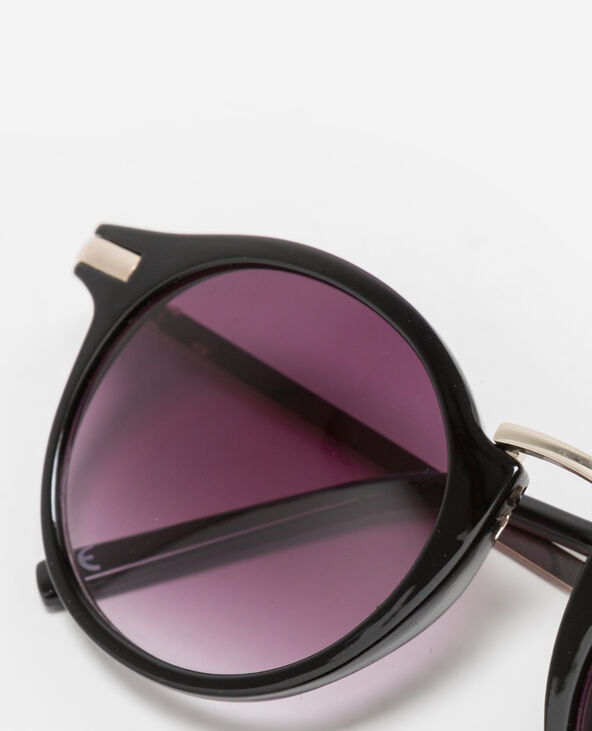Lunettes de soleil rondes noir - Pimkie