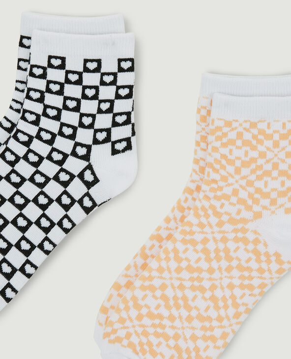 Lot de 2 paires de chaussettes noir - Pimkie