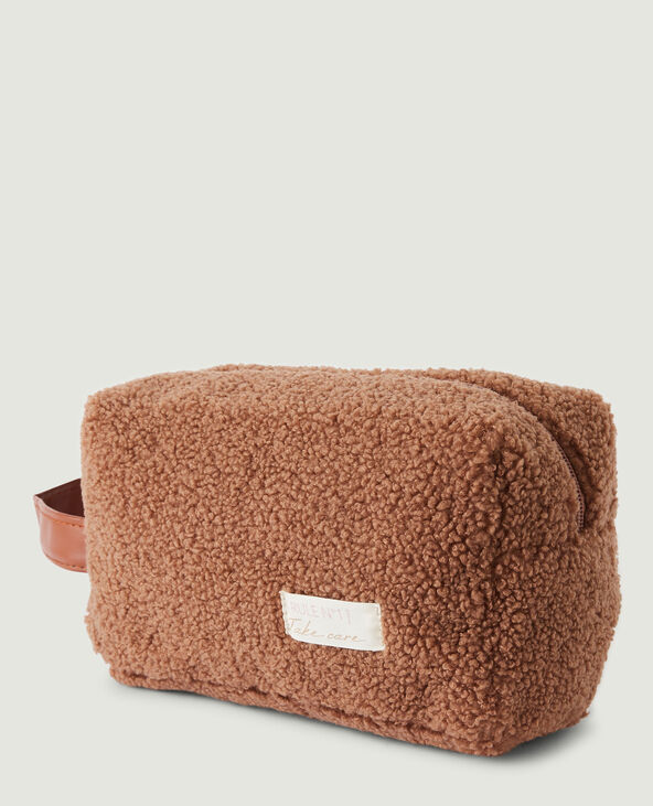 Trousse moumoute marron - Pimkie