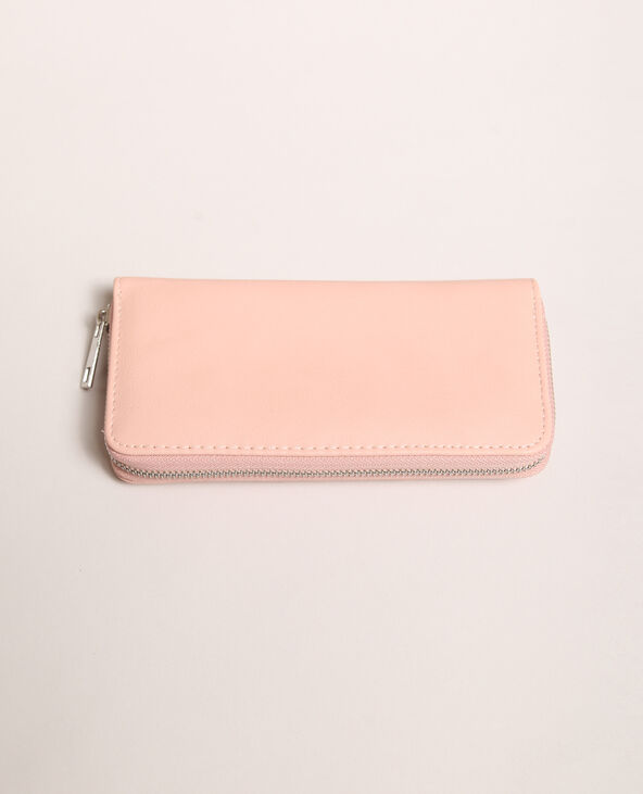 Portefeuille en simili cuir rose - Pimkie
