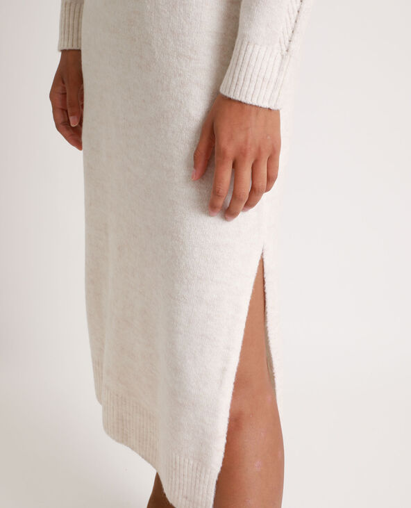 Robe pull longue écru - Pimkie