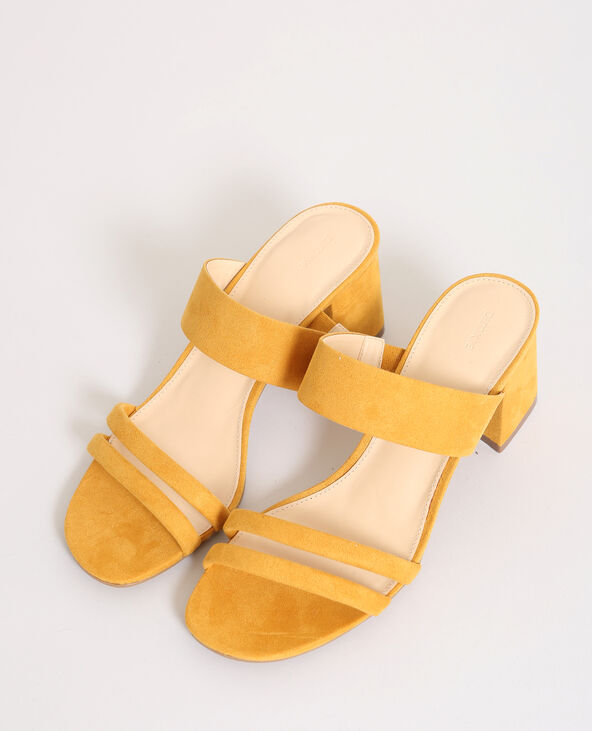 Mules à talons orange - Pimkie