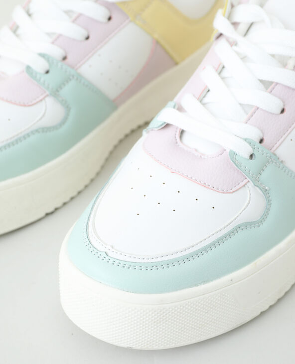 Baskets plateformes vert clair - Pimkie