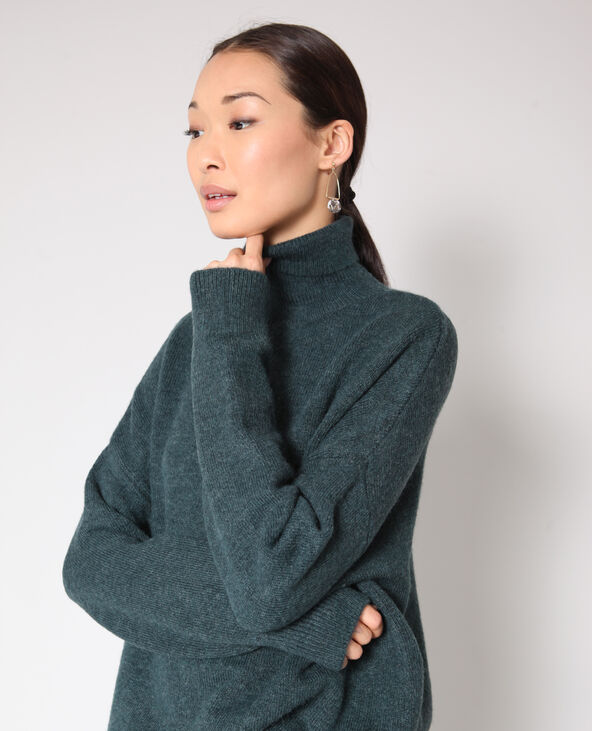 Pull ample vert foncé - Pimkie
