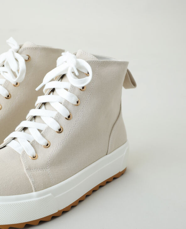 Baskets hautes plateformes rose clair - Pimkie