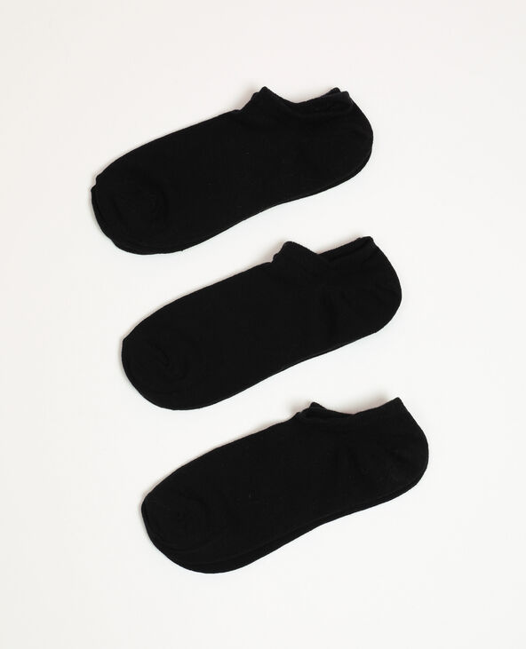 Lot de chaussettes basses noir - Pimkie