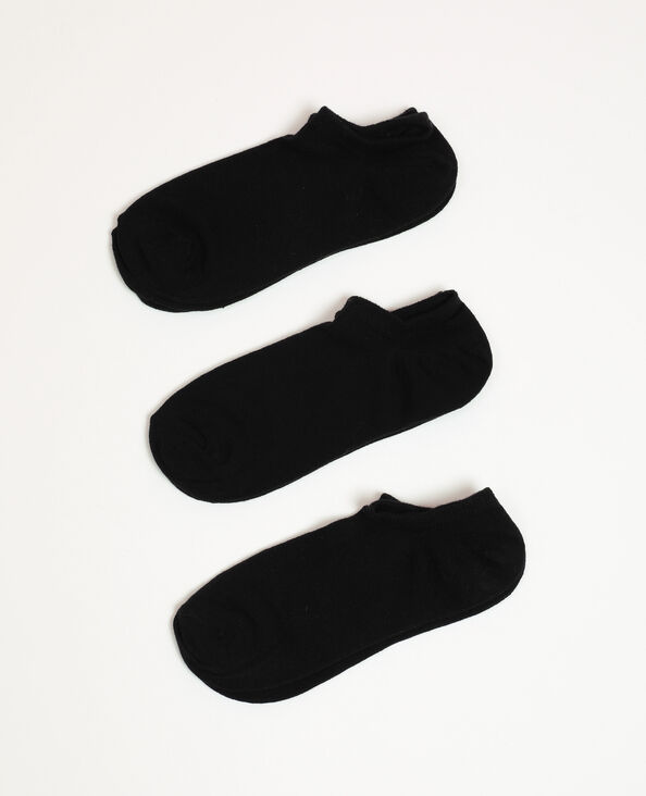 Lot de chaussettes basses noir - Pimkie
