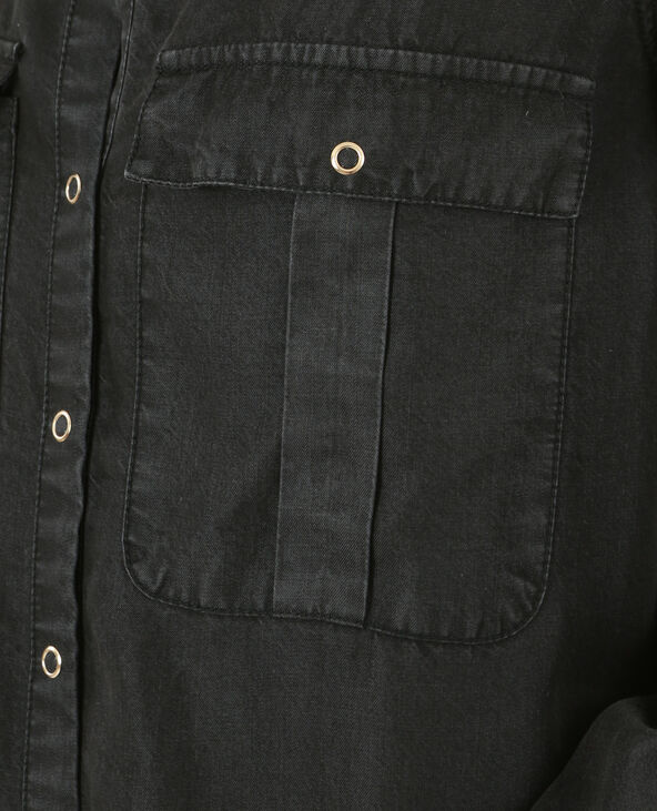 Robe chemise noir - Pimkie