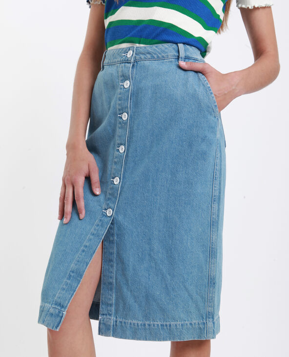 Jupe en jean midi