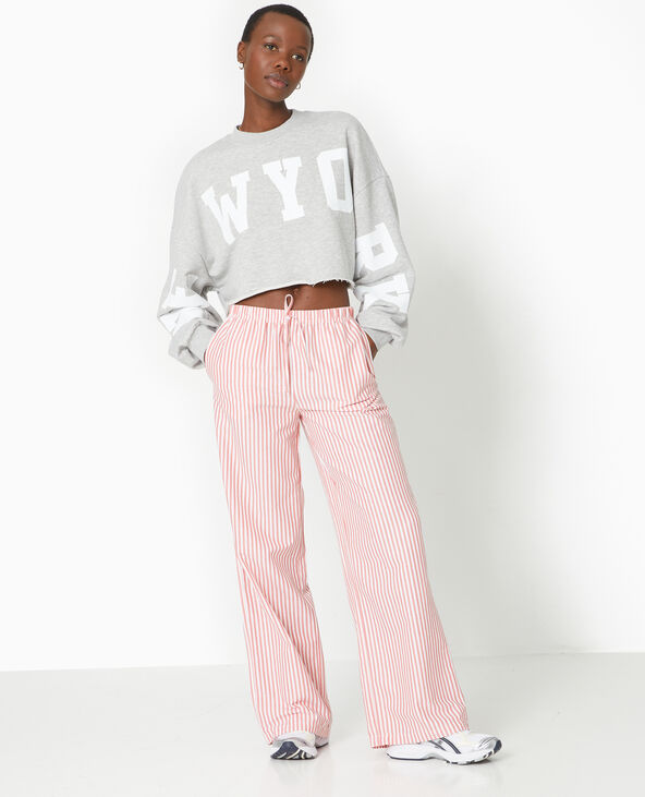 Pantalon raye facon pyjama d homme