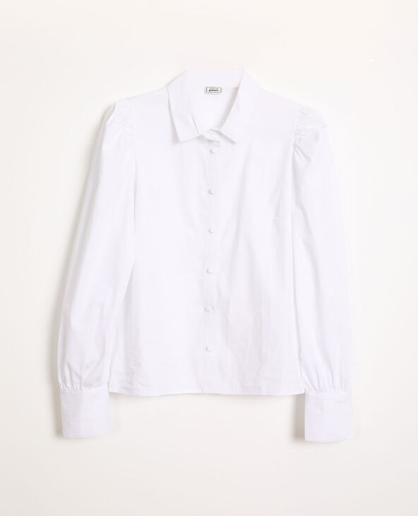Chemise à manches bouffantes blanc - Pimkie