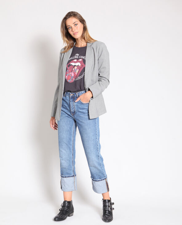 T-shirt The Rolling Stones noir - Pimkie