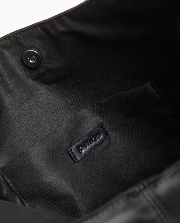 Grand sac en simili noir - Pimkie