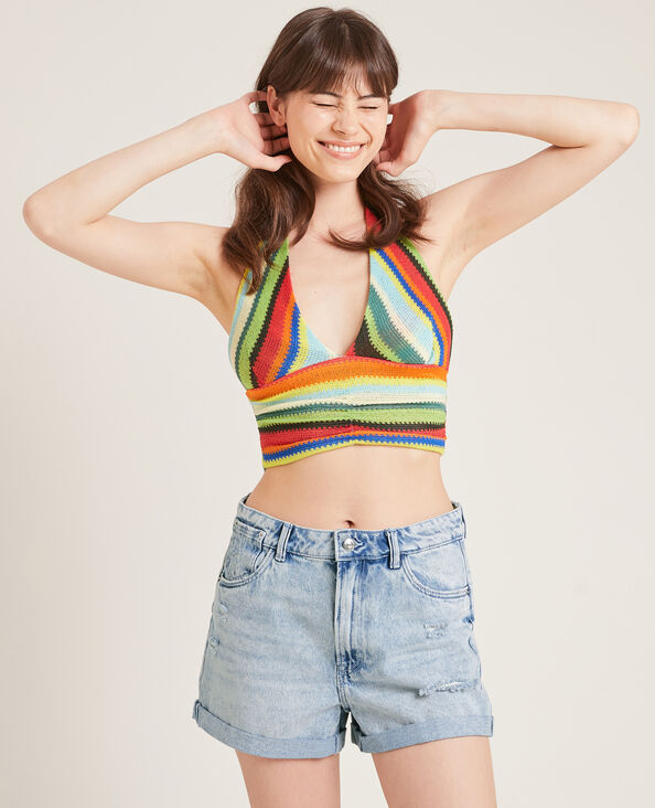 Short en jean bleu clair - Pimkie