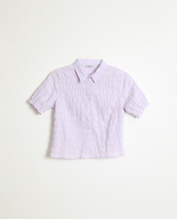 Chemisier gaufré violet - Pimkie
