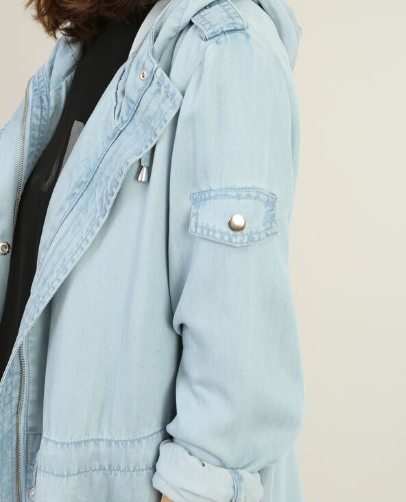Saharienne fluide Jean bleached - Pimkie