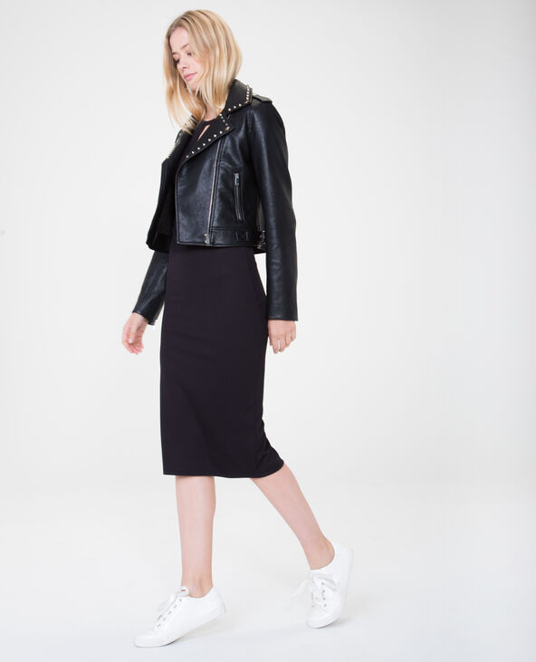 Veste perfecto à clous noir - Pimkie