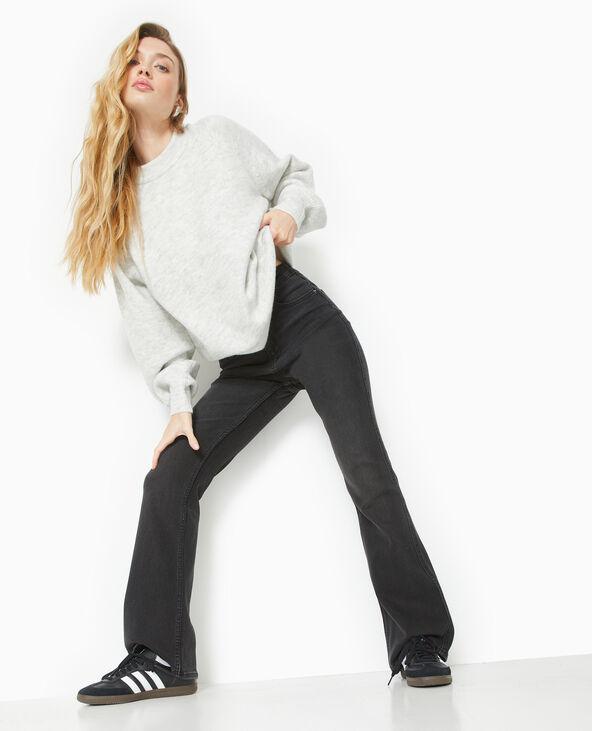 Jean flare bootcut taille haute noir - Pimkie
