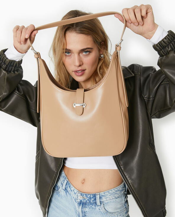 Sac haut porté épaule taupe - Pimkie