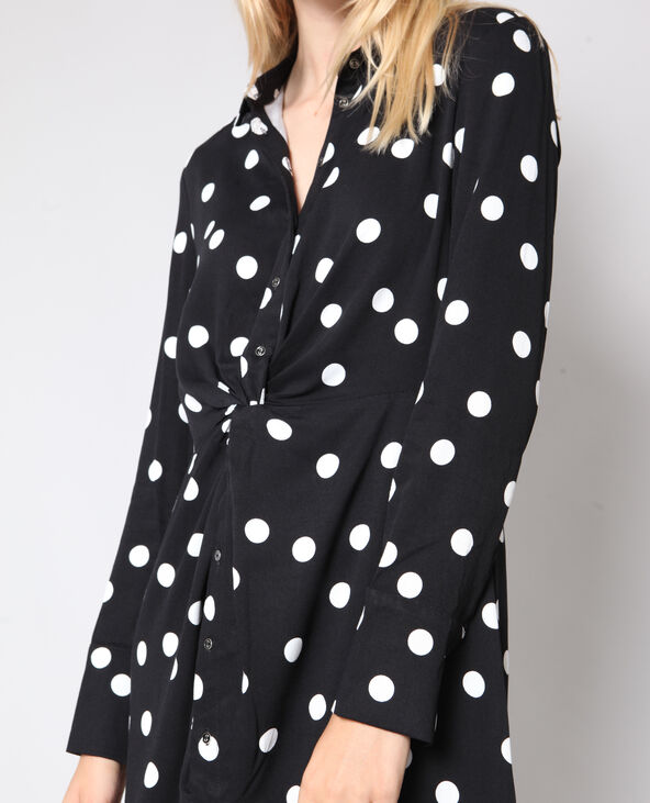 Robe boutonnée noir - Pimkie