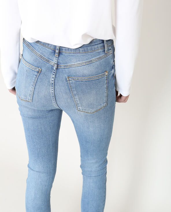 Jean skinny taille haute bleu - Pimkie