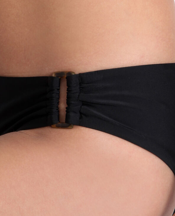 Bas de bikini à boucles noir - Pimkie