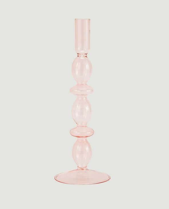 Chandelier en verre vieux rose - Pimkie