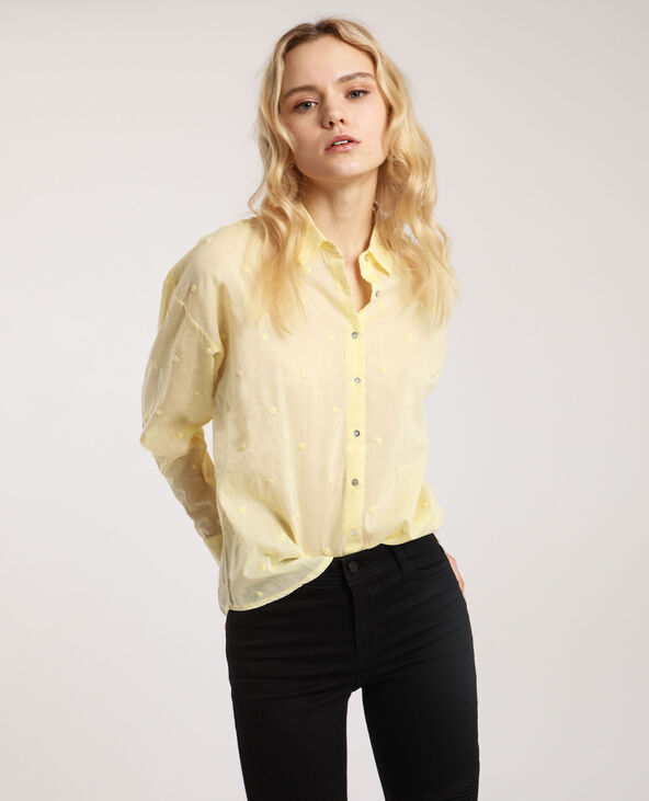 Chemise fantaisie jaune - Pimkie