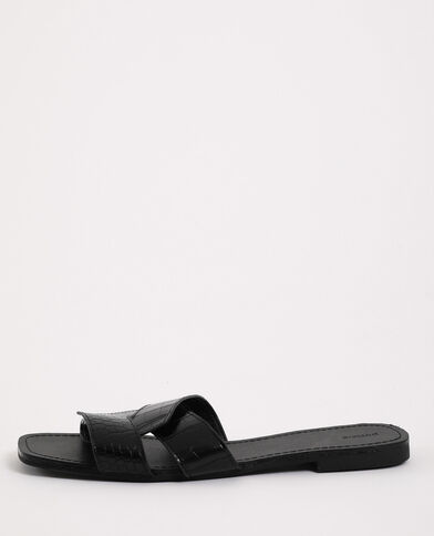 Sandales plates noir - Pimkie