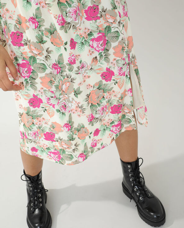 Robe fleurie jaune - Pimkie