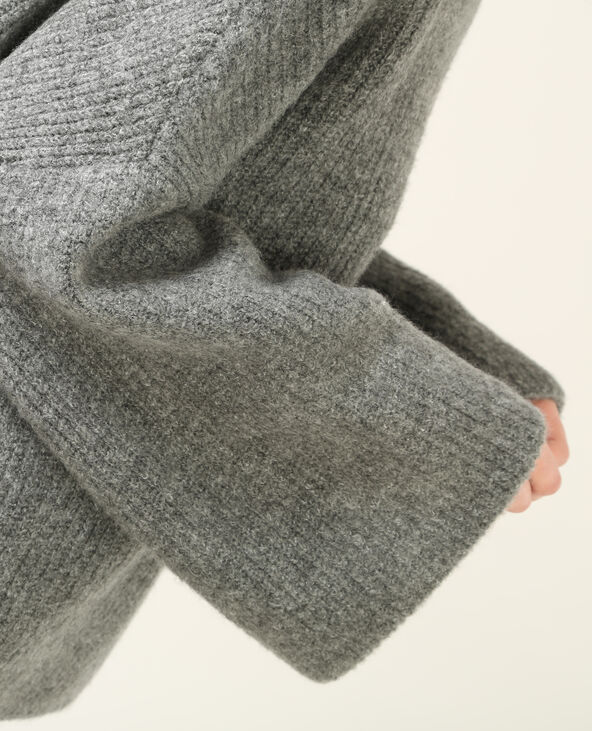Pull oversize gris foncé - Pimkie