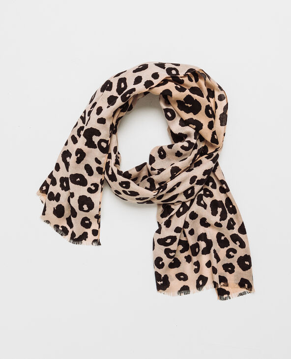 Foulard léopard noir - Pimkie