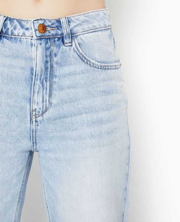 Jean wide taille haute bleu clair - Pimkie