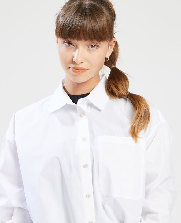 Chemise oversize blanche blanc - Pimkie