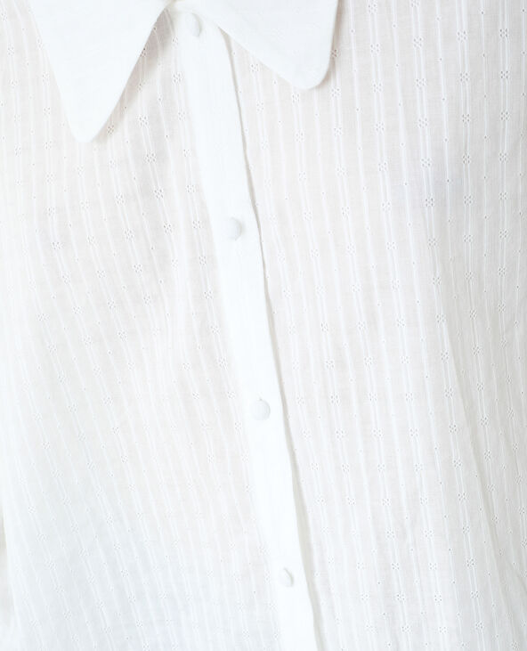 Chemise à motifs fantaisie et à maxi col blanc - Pimkie