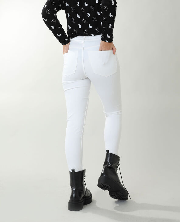 Jean skinny high waist blanc - Pimkie