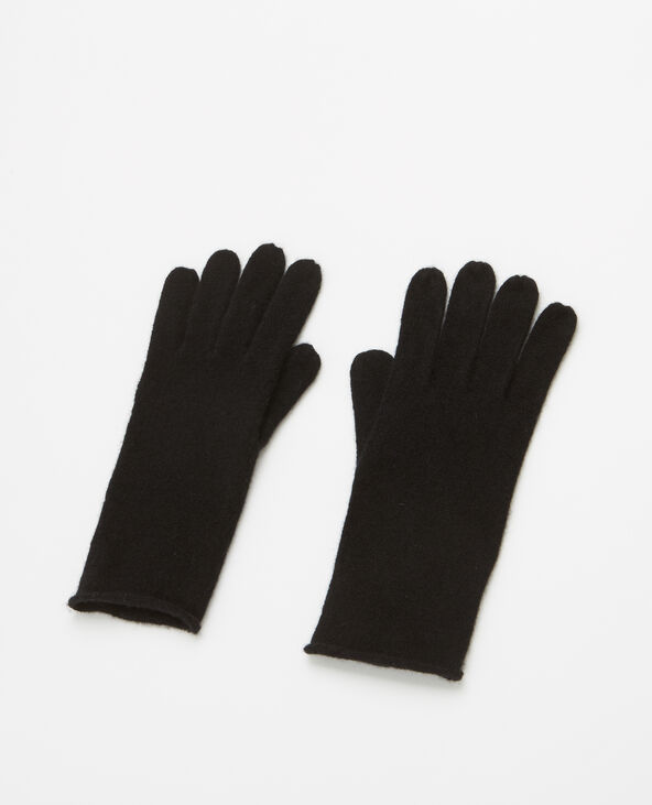 Gants 100% cachemire noir - Pimkie