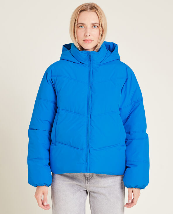 Doudoune bleu shop