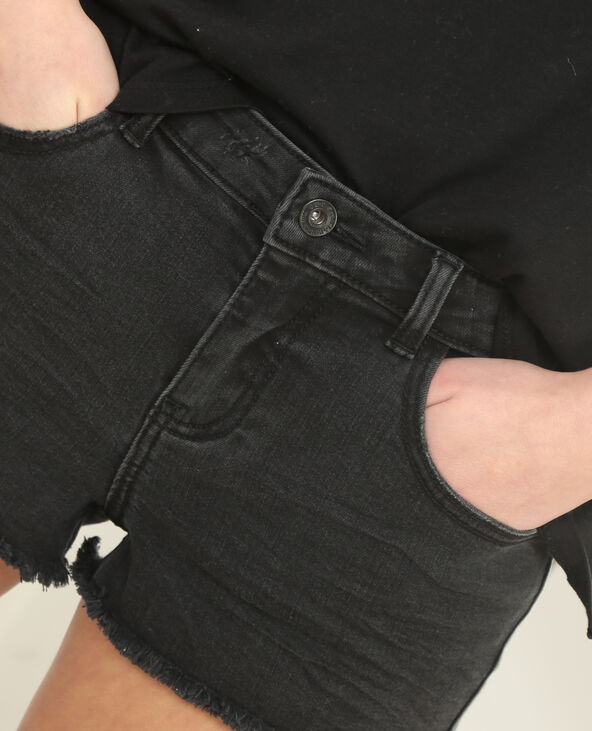 Mini short denim noir - Pimkie