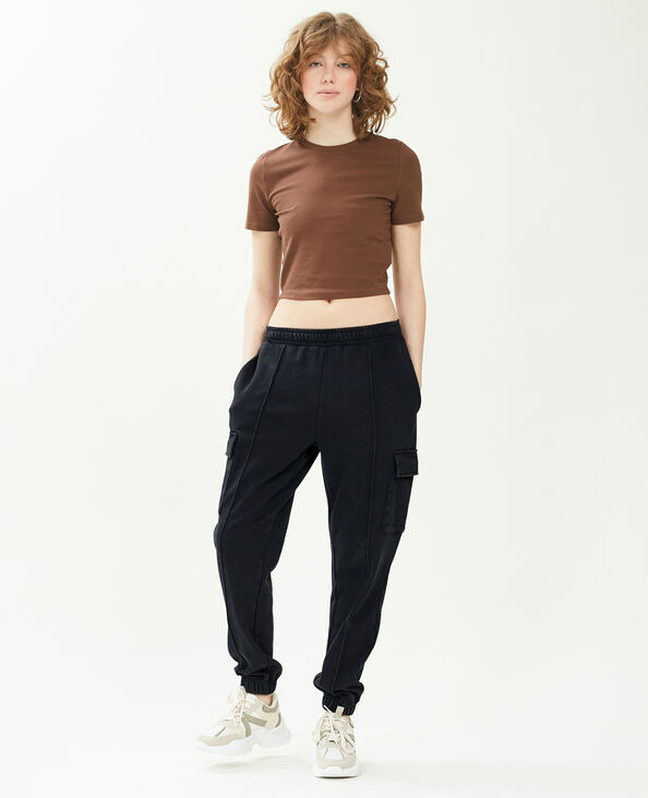 Pantalon de jogging cargo noir - Pimkie