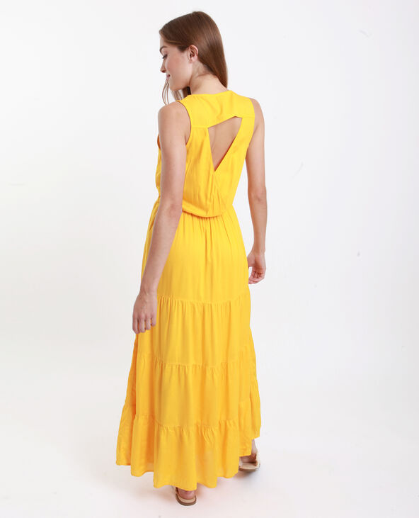 Robe longue decoupe dos