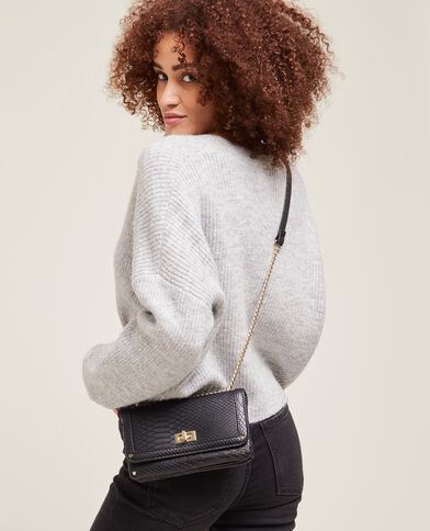 Sac pochette avec chaines noir - Pimkie