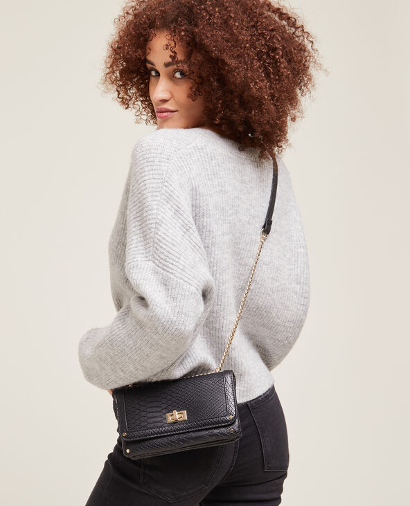 Sac pochette avec chaines noir - Pimkie