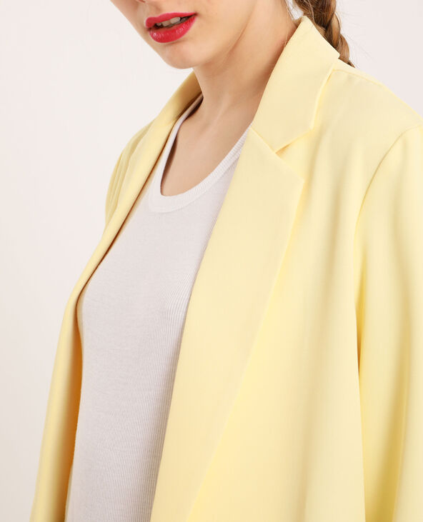 Blazer uni jaune - Pimkie