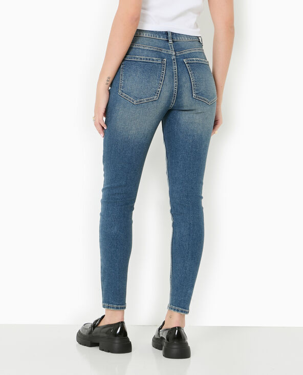 Jean skinny taille haute bleu - Pimkie