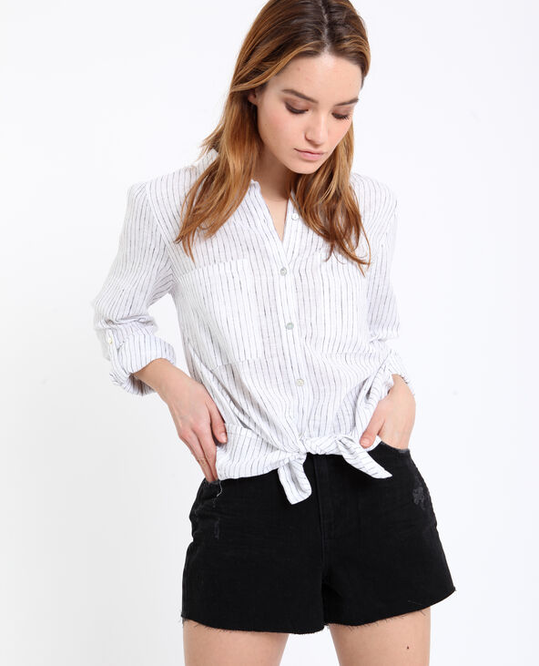 Chemise à rayures blanc - Pimkie