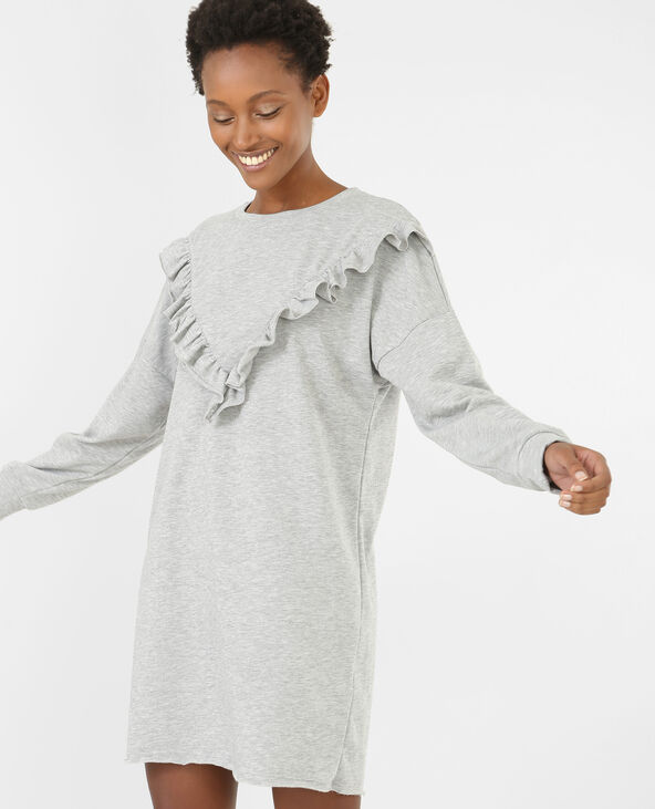 Robe sweat a volants Pimkie