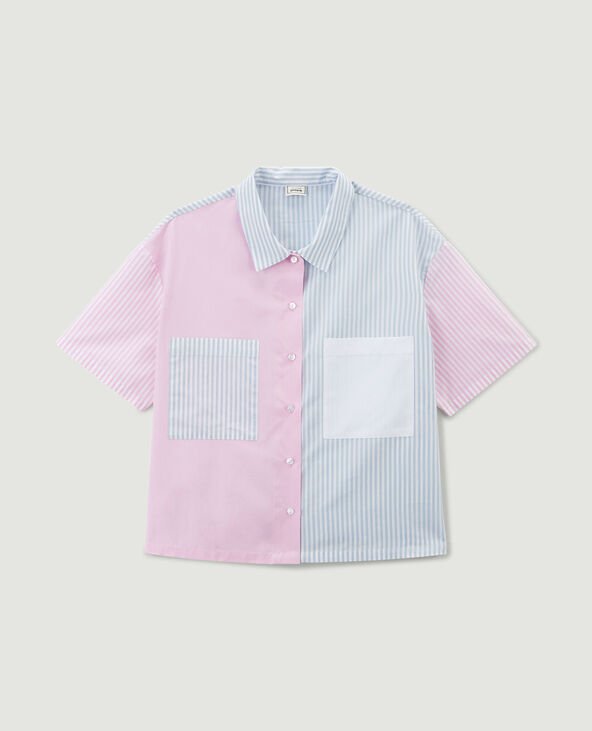 Chemise pyjama rayée bleu - Pimkie