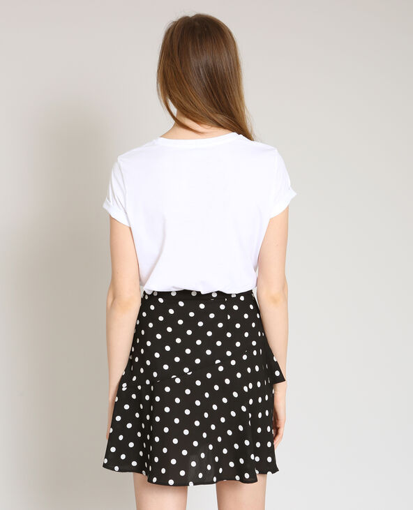 T-shirt brodé blanc - Pimkie