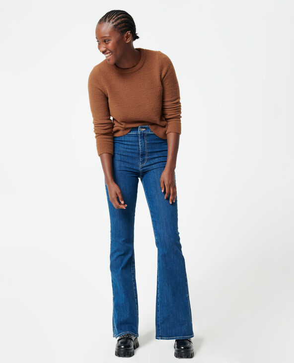 Jean flare taille haute bleu - Pimkie